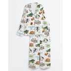 Xmas It’s A Beaut Clark Christmas Vacation Satin Pajama Set