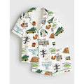 Xmas It’s A Beaut Clark Christmas Vacation Satin Pajama Set