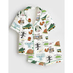 Xmas It’s A Beaut Clark Christmas Vacation Satin Pajama Set