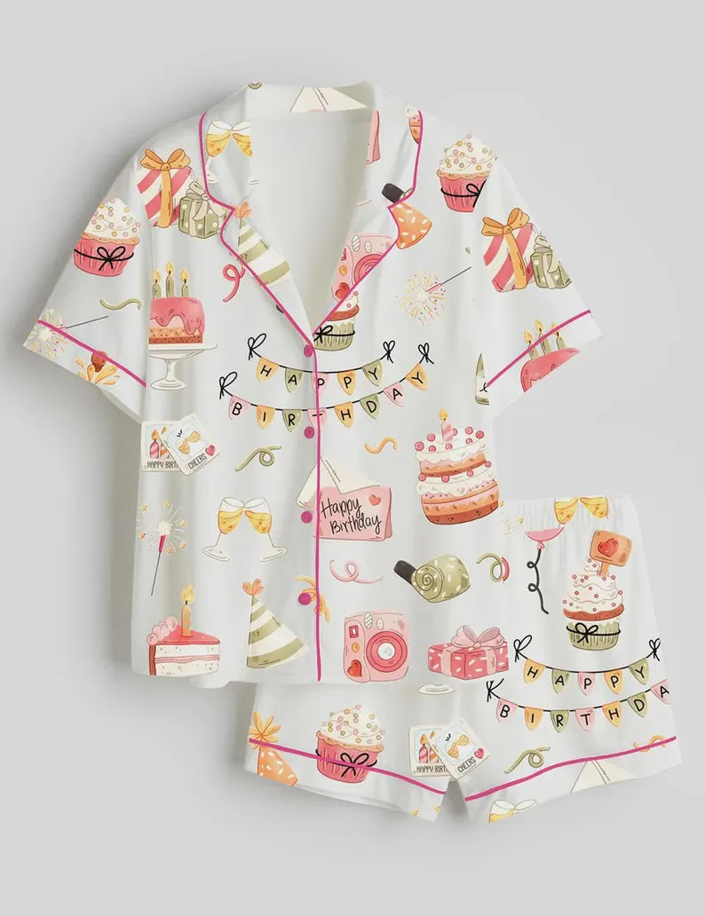 Happy Birthday Pajamas Set
