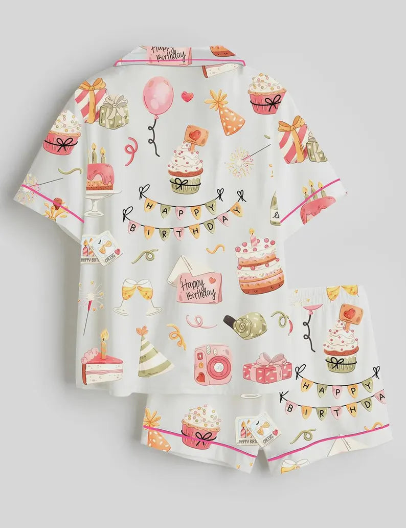 Happy Birthday Pajamas Set