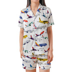 Airplane Print Pajama Set