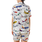 Airplane Print Pajama Set