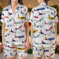 Airplane Print Pajama Set