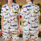 Airplane Print Pajama Set