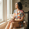 Check Print Pajama Set