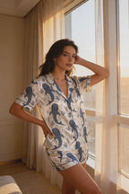 Women’s Whale Print Pajama Set
