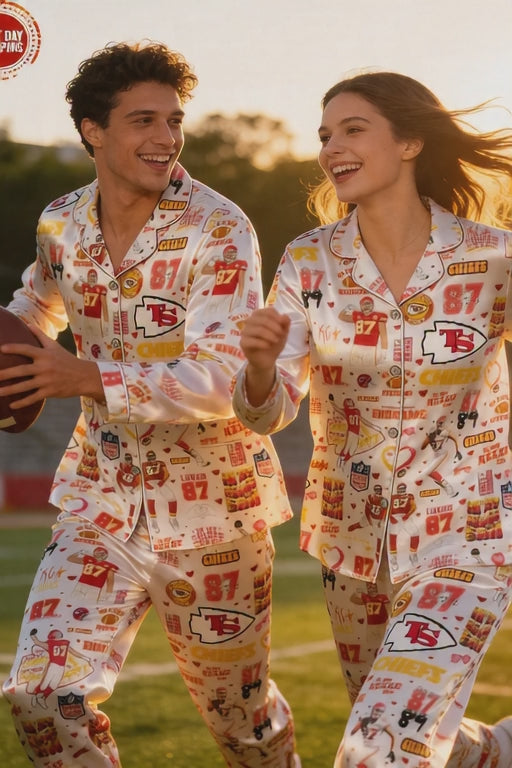 Kansas City Football Pajama Set for Women
