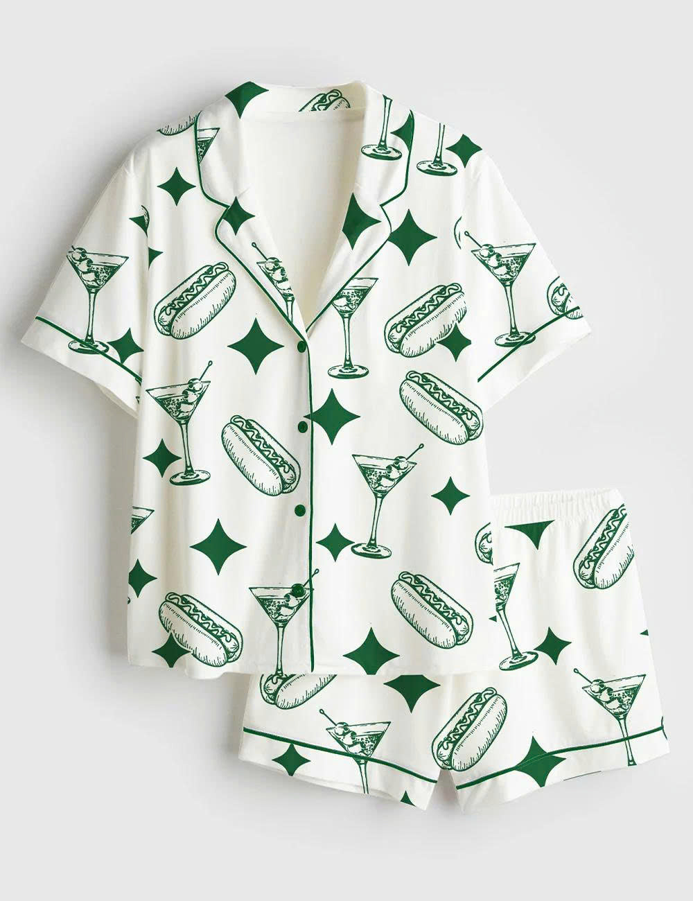 Women’s Printed Pajama Set