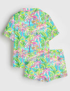 Women’s Tropical Palm Pajama Set