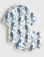 Women’s Whale Print Pajama Set