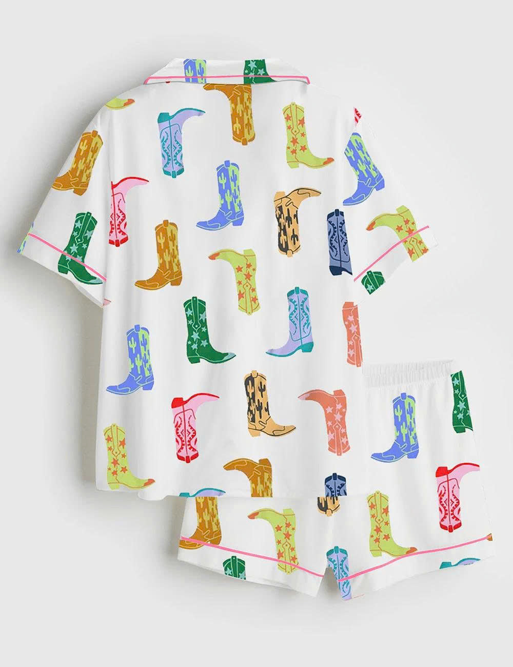 Women’s Cowboy Boots Pajama Set
