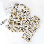 Football Fan Satin Pajama Set for Women