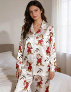 Women's Satin Pajama Set